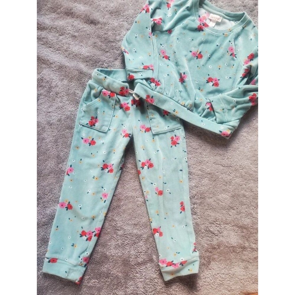 Cat & Jack Girls 5T Fleece Pajamas Set